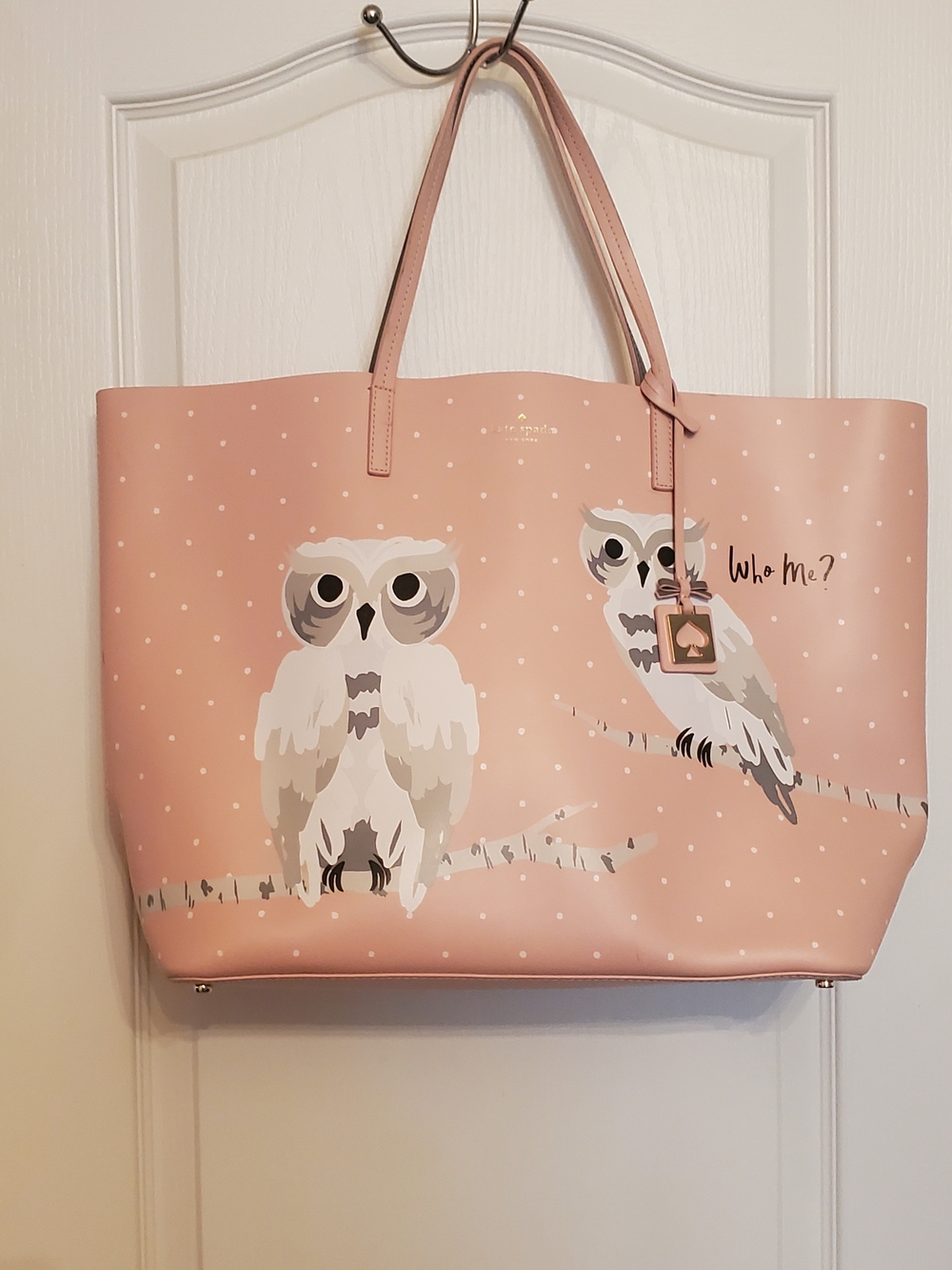 kate spade Pink Owl Tote Bag